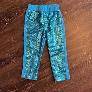 Blue Sequin Toddler Pants - Never Worn